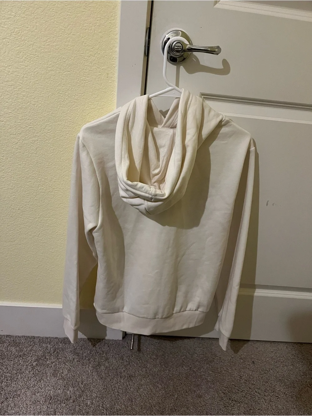 The North Face cream pullover